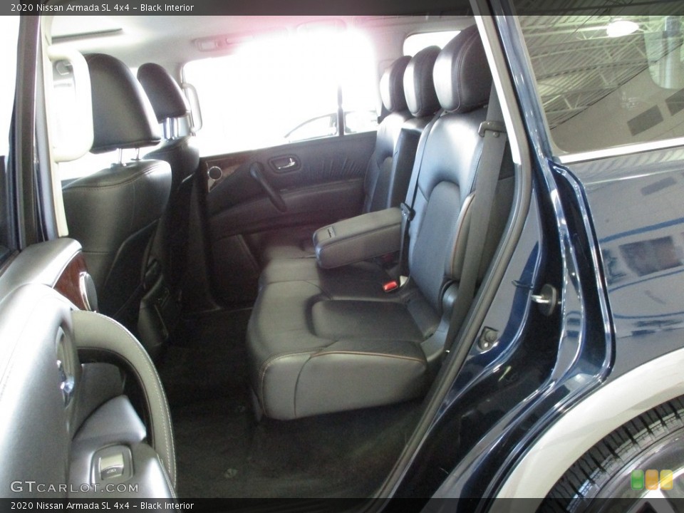 Black Interior Rear Seat for the 2020 Nissan Armada SL 4x4 #143447532
