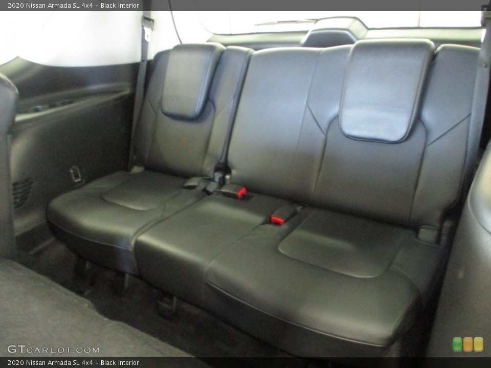 Black Interior Rear Seat for the 2020 Nissan Armada SL 4x4 #143447578