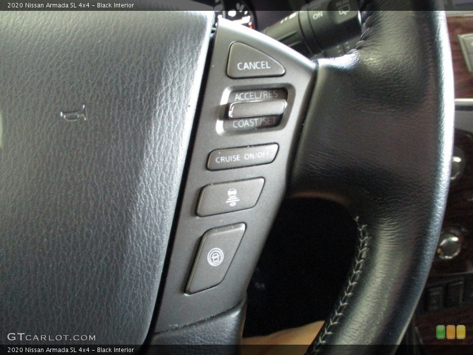 Black Interior Steering Wheel for the 2020 Nissan Armada SL 4x4 #143447803
