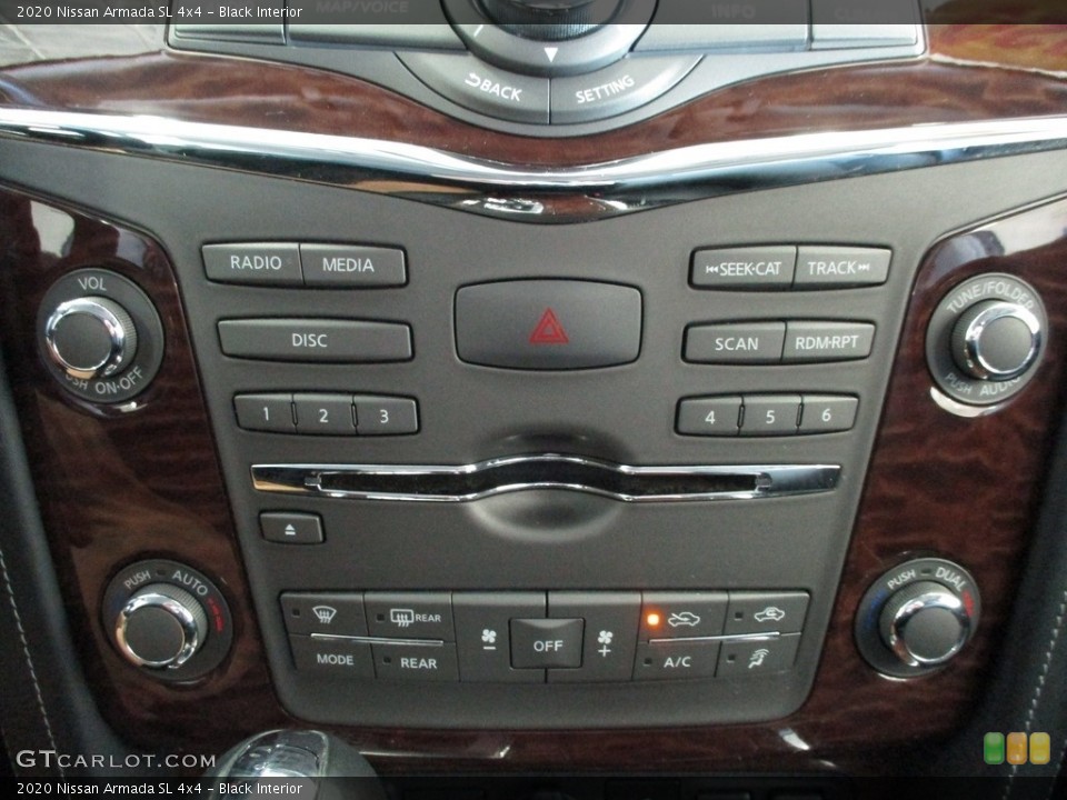 Black Interior Controls for the 2020 Nissan Armada SL 4x4 #143447964