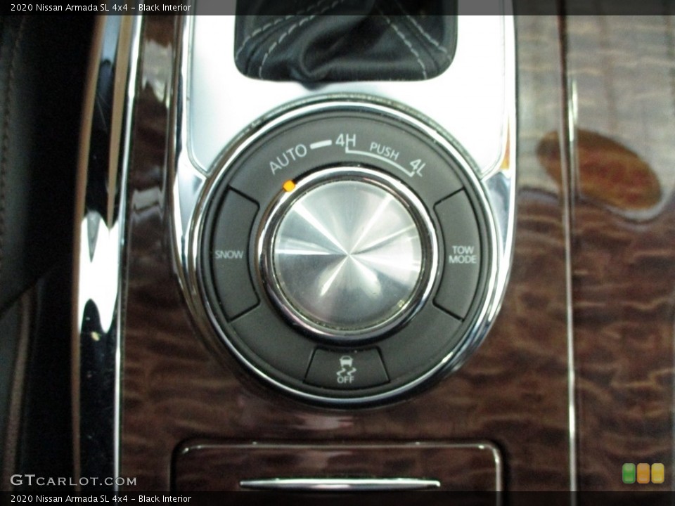 Black Interior Controls for the 2020 Nissan Armada SL 4x4 #143448039