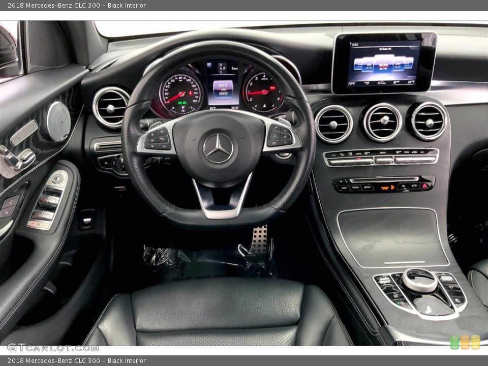 Black Interior Dashboard for the 2018 Mercedes-Benz GLC 300 #143448180
