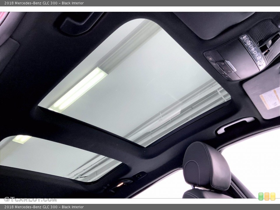 Black Interior Sunroof for the 2018 Mercedes-Benz GLC 300 #143448735