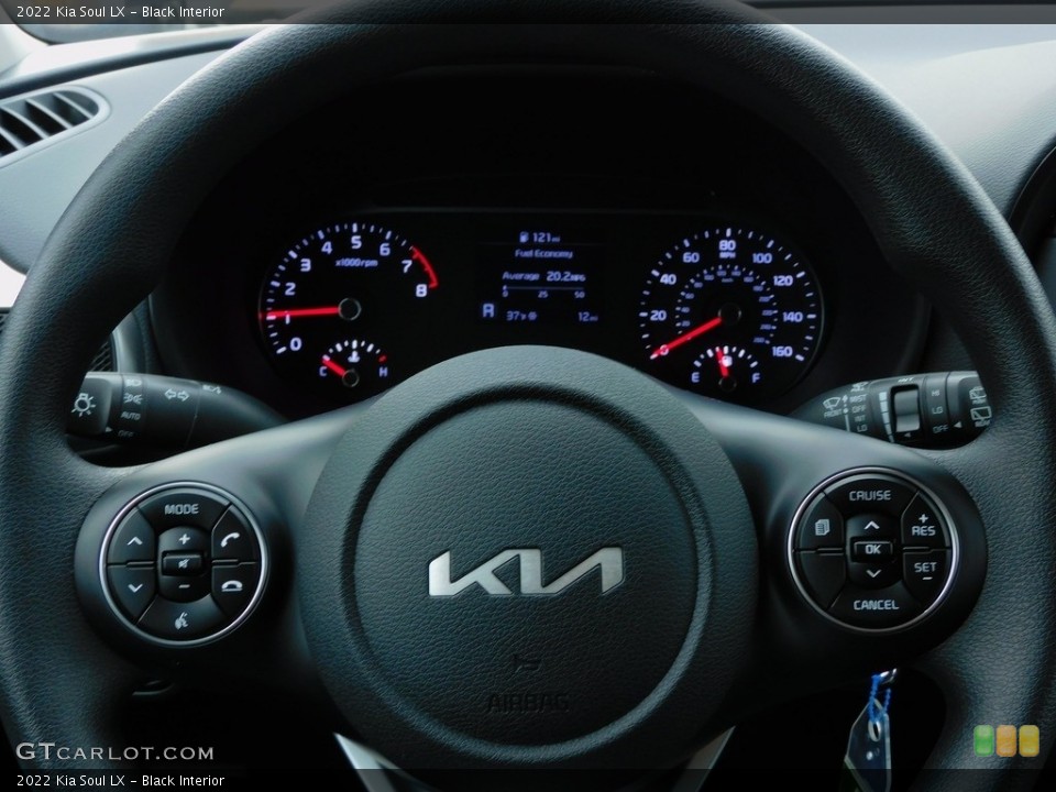 Black Interior Steering Wheel for the 2022 Kia Soul LX #143452368