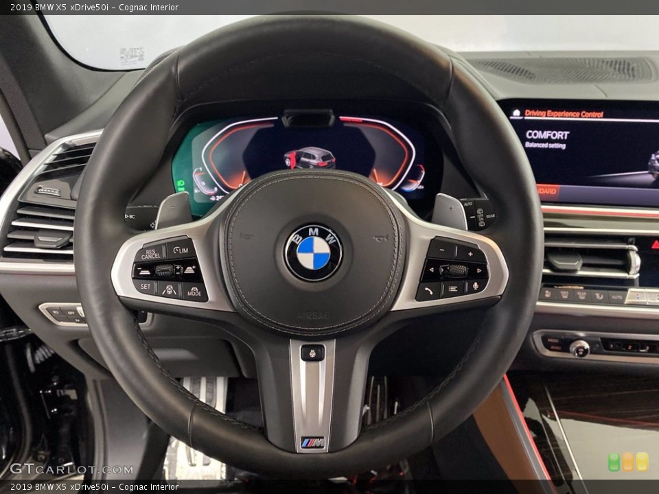 Cognac Interior Steering Wheel for the 2019 BMW X5 xDrive50i #143452806