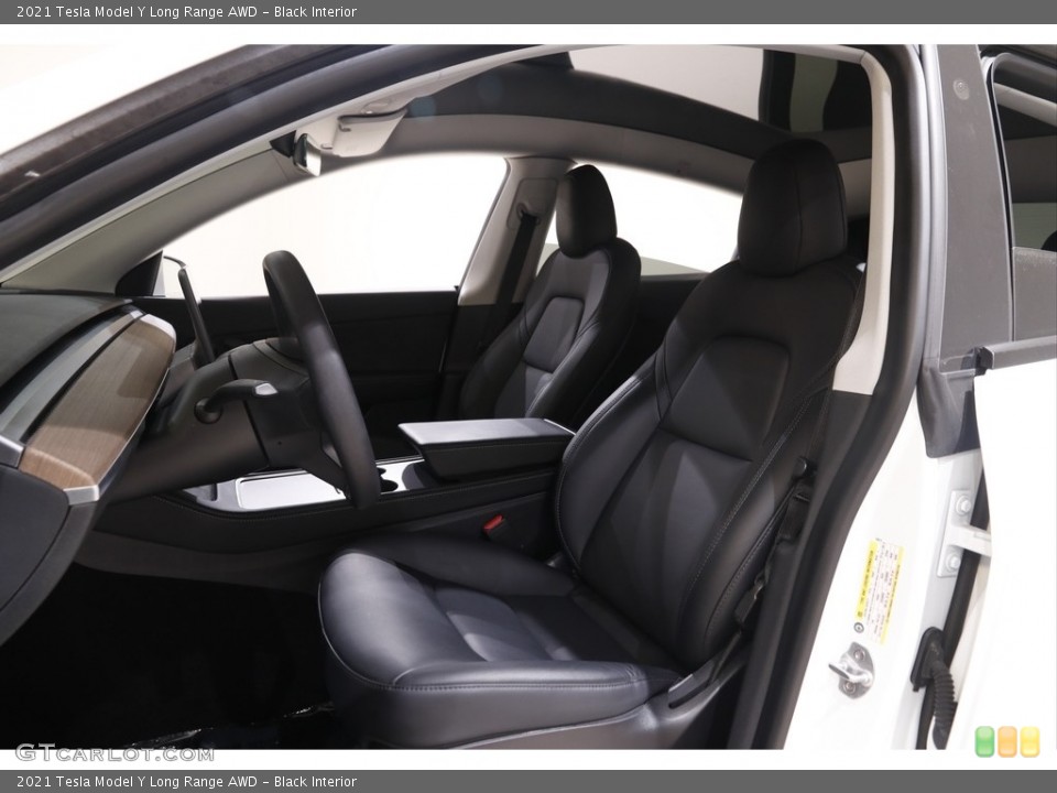 Black Interior Photo for the 2021 Tesla Model Y Long Range AWD #143453481
