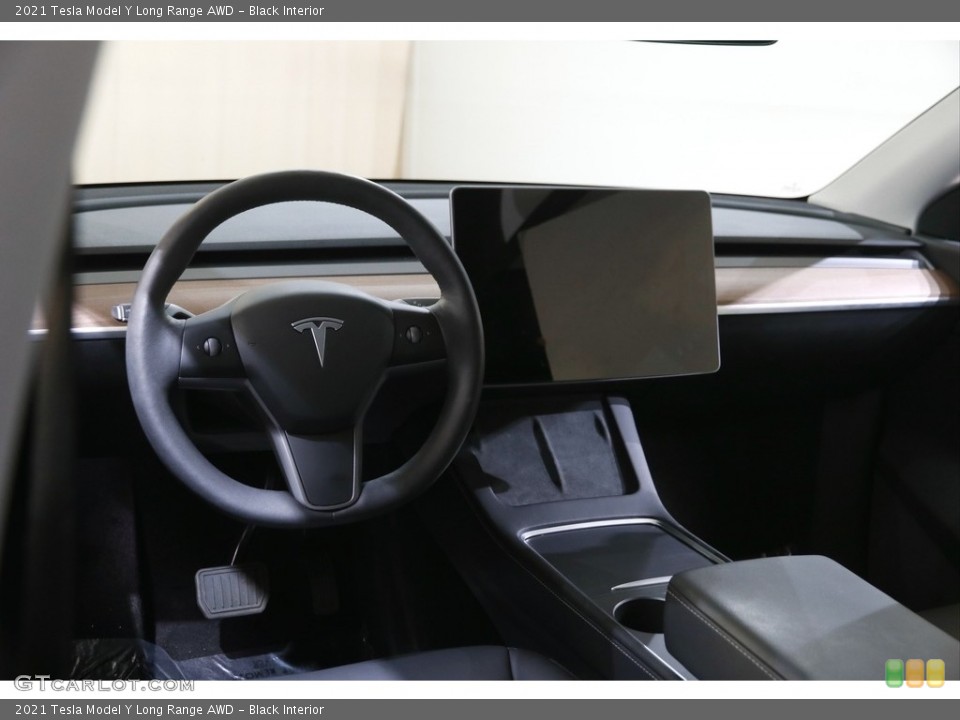 Black Interior Dashboard for the 2021 Tesla Model Y Long Range AWD #143453505