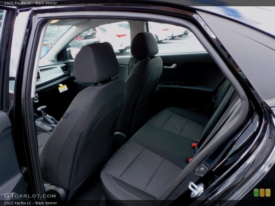 Black Interior Rear Seat for the 2022 Kia Rio LX #143453604