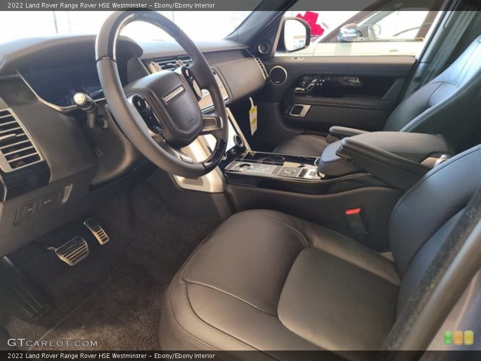 Ebony/Ebony Interior Front Seat for the 2022 Land Rover Range Rover HSE Westminster #143453670