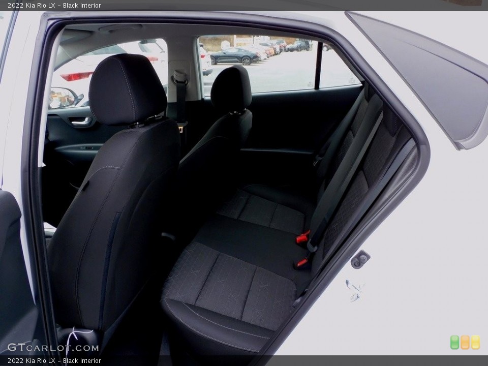 Black Interior Rear Seat for the 2022 Kia Rio LX #143454078