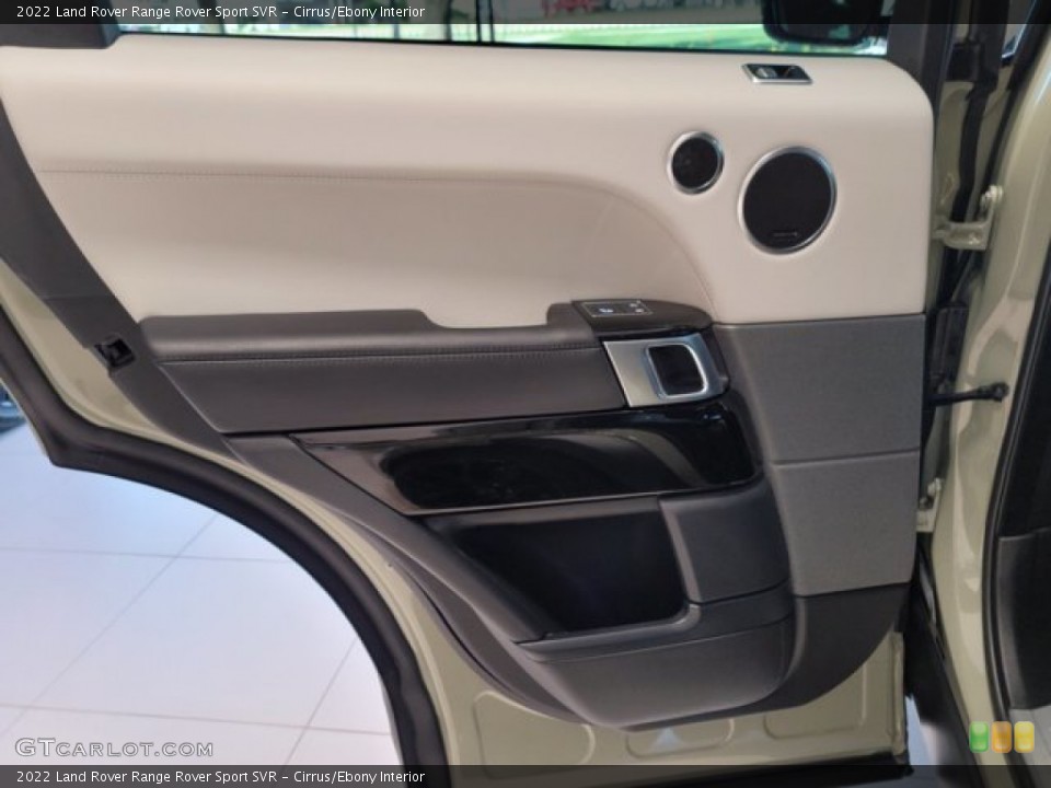 Cirrus/Ebony Interior Door Panel for the 2022 Land Rover Range Rover Sport SVR #143454357