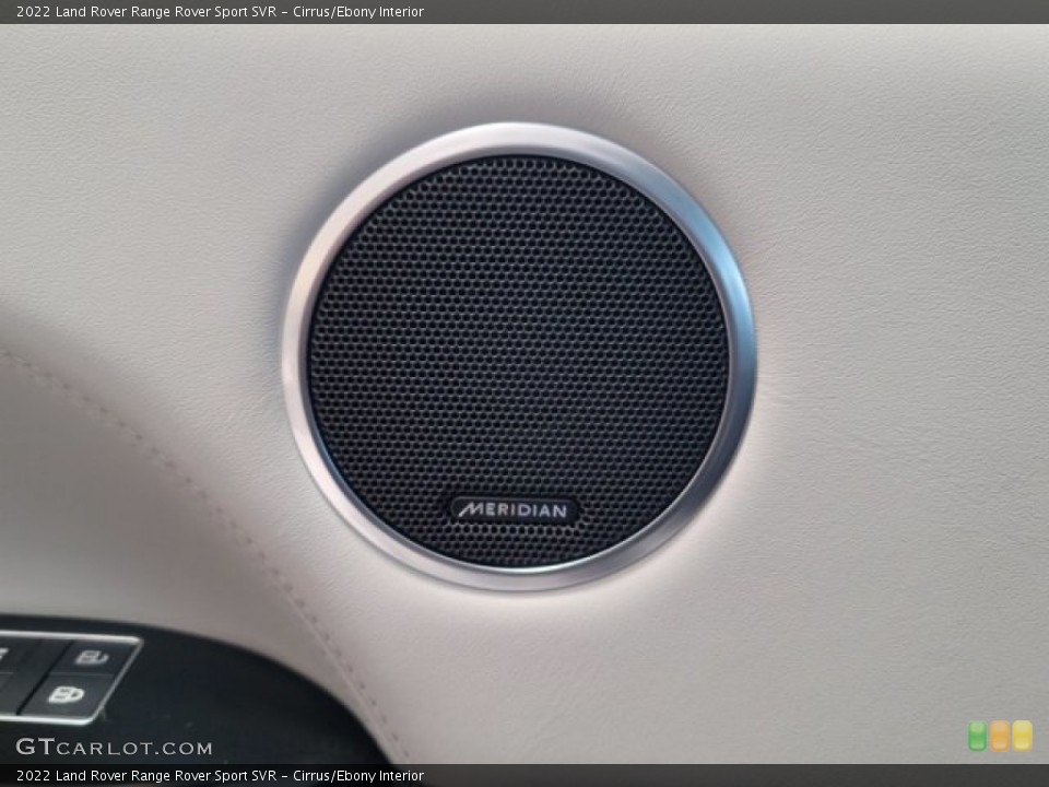 Cirrus/Ebony Interior Audio System for the 2022 Land Rover Range Rover Sport SVR #143454813