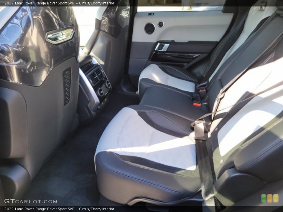 Cirrus/Ebony Interior Rear Seat for the 2022 Land Rover Range Rover Sport SVR #143454948