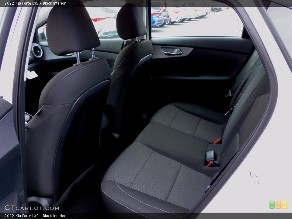 Black Interior Rear Seat for the 2022 Kia Forte LXS #143455722