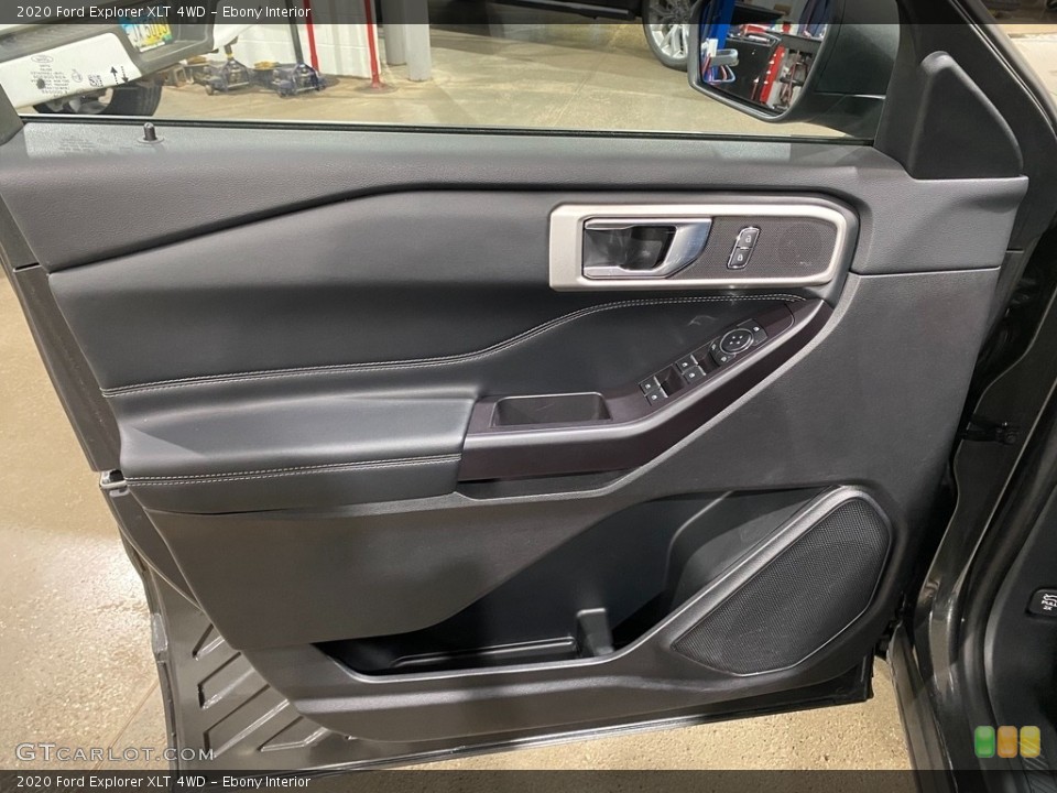 Ebony Interior Door Panel for the 2020 Ford Explorer XLT 4WD #143455815