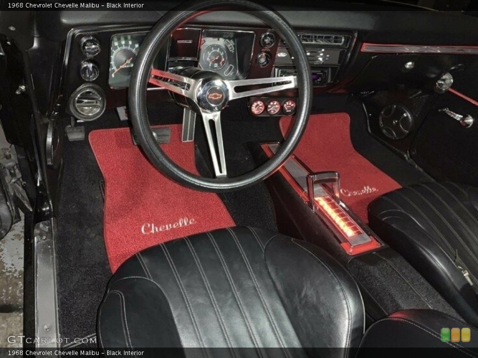 Black Interior Photo for the 1968 Chevrolet Chevelle Malibu #143458557