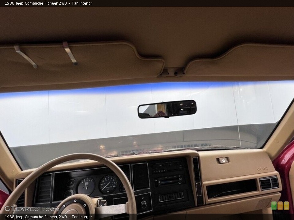 Tan Interior Dashboard for the 1988 Jeep Comanche Pioneer 2WD #143458941