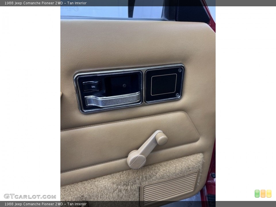 Tan Interior Door Panel for the 1988 Jeep Comanche Pioneer 2WD #143459163