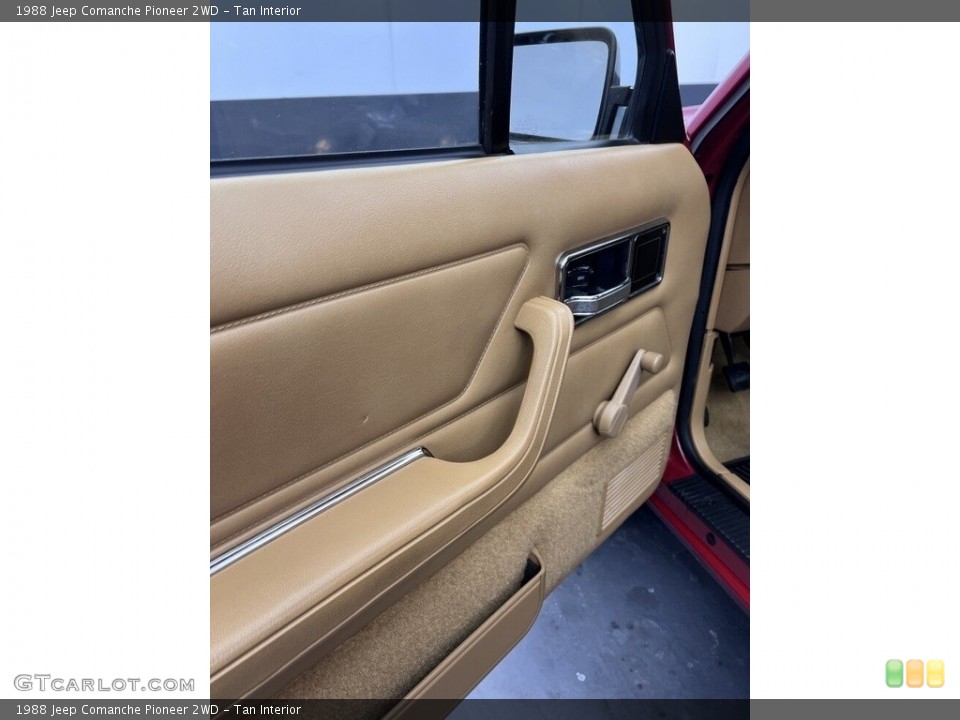 Tan Interior Door Panel for the 1988 Jeep Comanche Pioneer 2WD #143459409