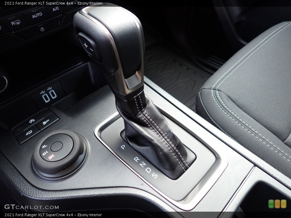 Ebony Interior Transmission for the 2021 Ford Ranger XLT SuperCrew 4x4 #143462527