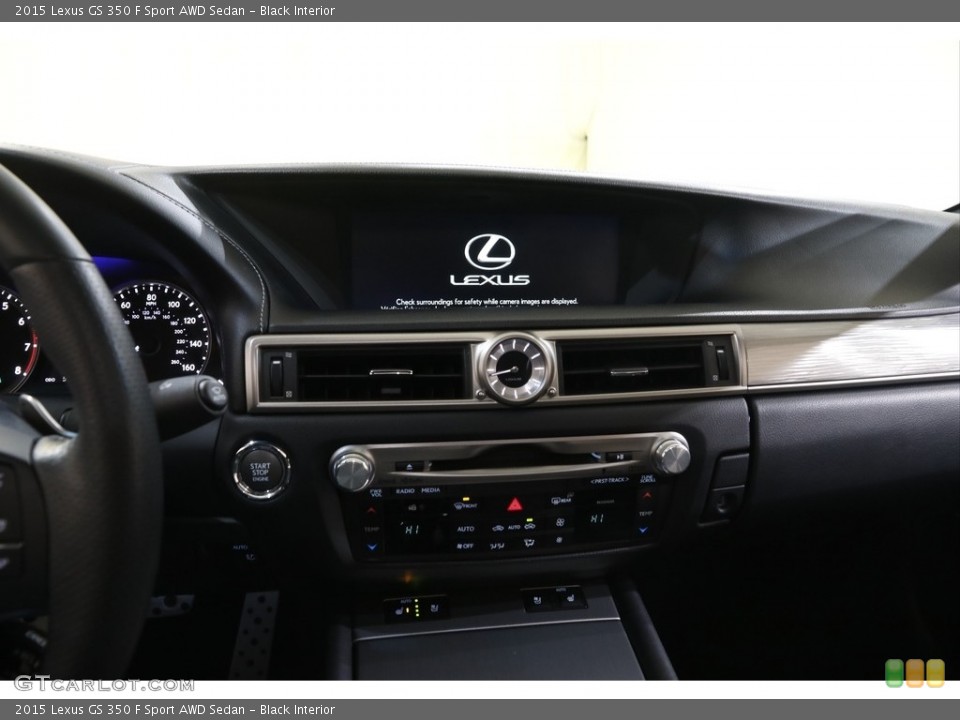 Black Interior Controls for the 2015 Lexus GS 350 F Sport AWD Sedan #143464451
