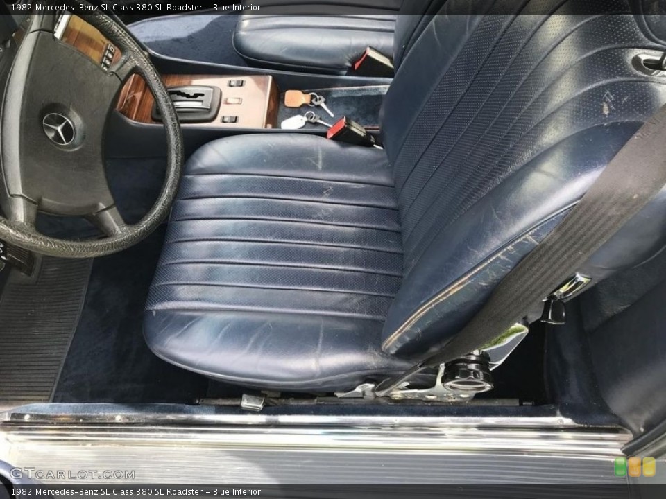 Blue 1982 Mercedes-Benz SL Class Interiors
