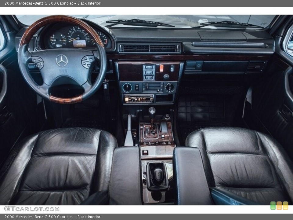 Black Interior Photo for the 2000 Mercedes-Benz G 500 Cabriolet #143465669