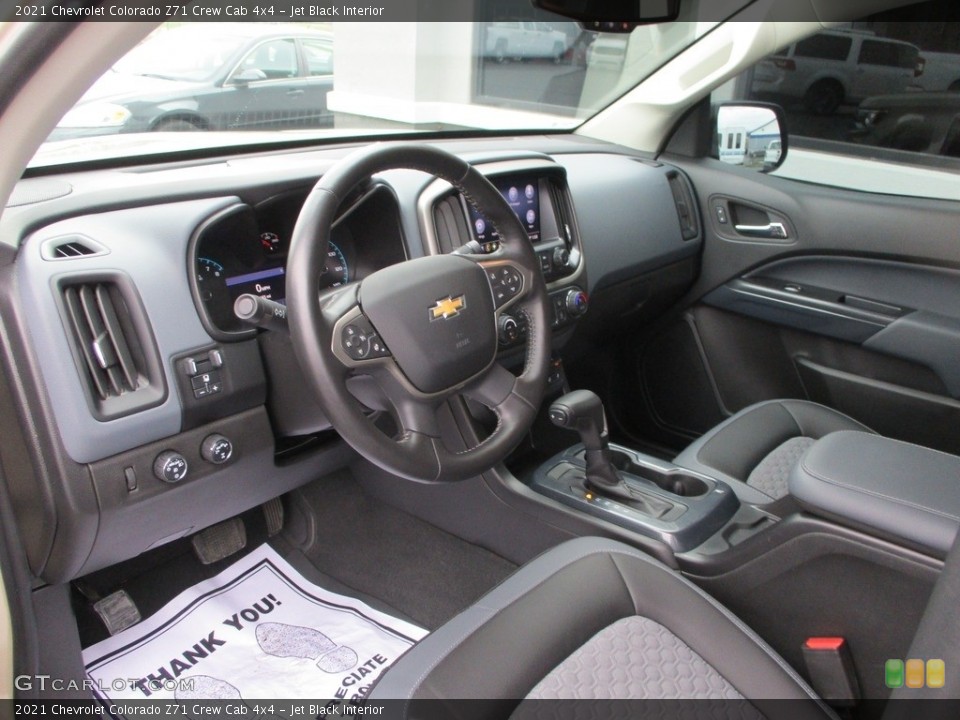 Jet Black Interior Front Seat for the 2021 Chevrolet Colorado Z71 Crew Cab 4x4 #143466251
