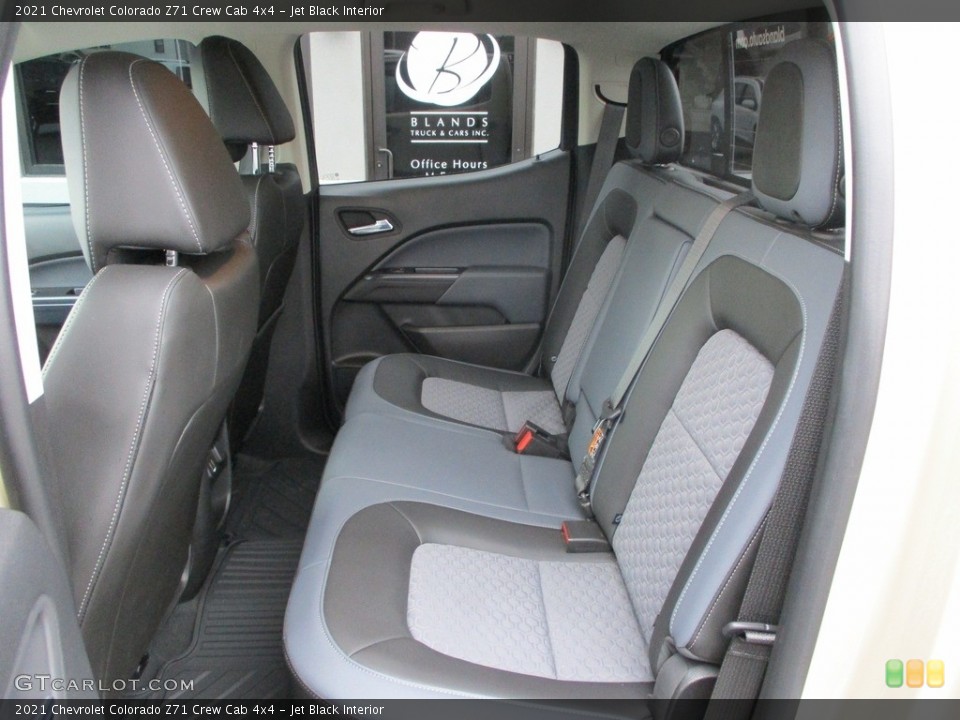 Jet Black Interior Rear Seat for the 2021 Chevrolet Colorado Z71 Crew Cab 4x4 #143466284