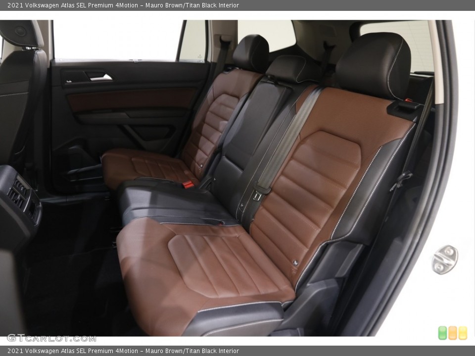 Mauro Brown/Titan Black Interior Rear Seat for the 2021 Volkswagen Atlas SEL Premium 4Motion #143466845