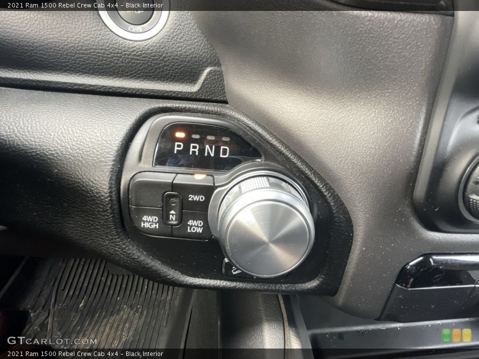 Black Interior Transmission for the 2021 Ram 1500 Rebel Crew Cab 4x4 #143466884
