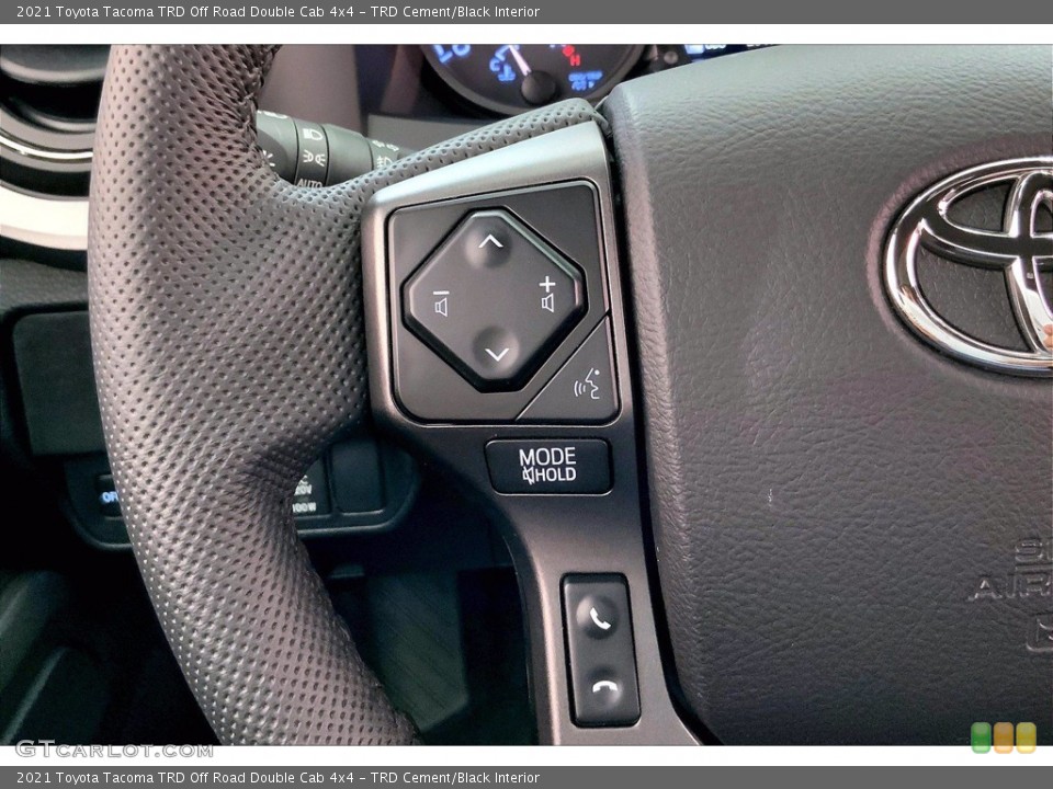 TRD Cement/Black Interior Steering Wheel for the 2021 Toyota Tacoma TRD Off Road Double Cab 4x4 #143471066