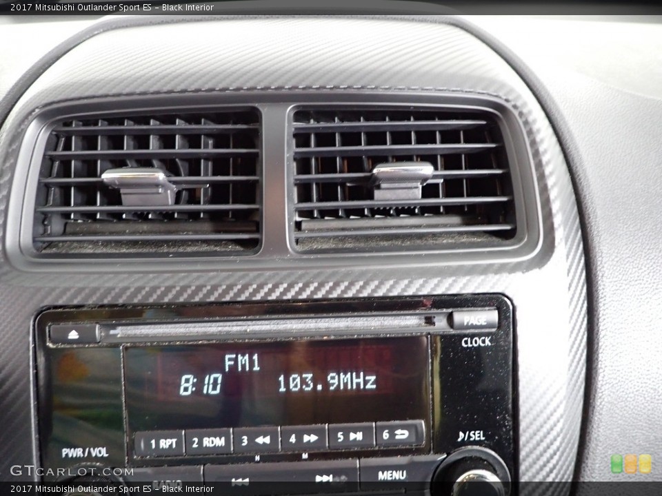 Black Interior Controls for the 2017 Mitsubishi Outlander Sport ES #143474141