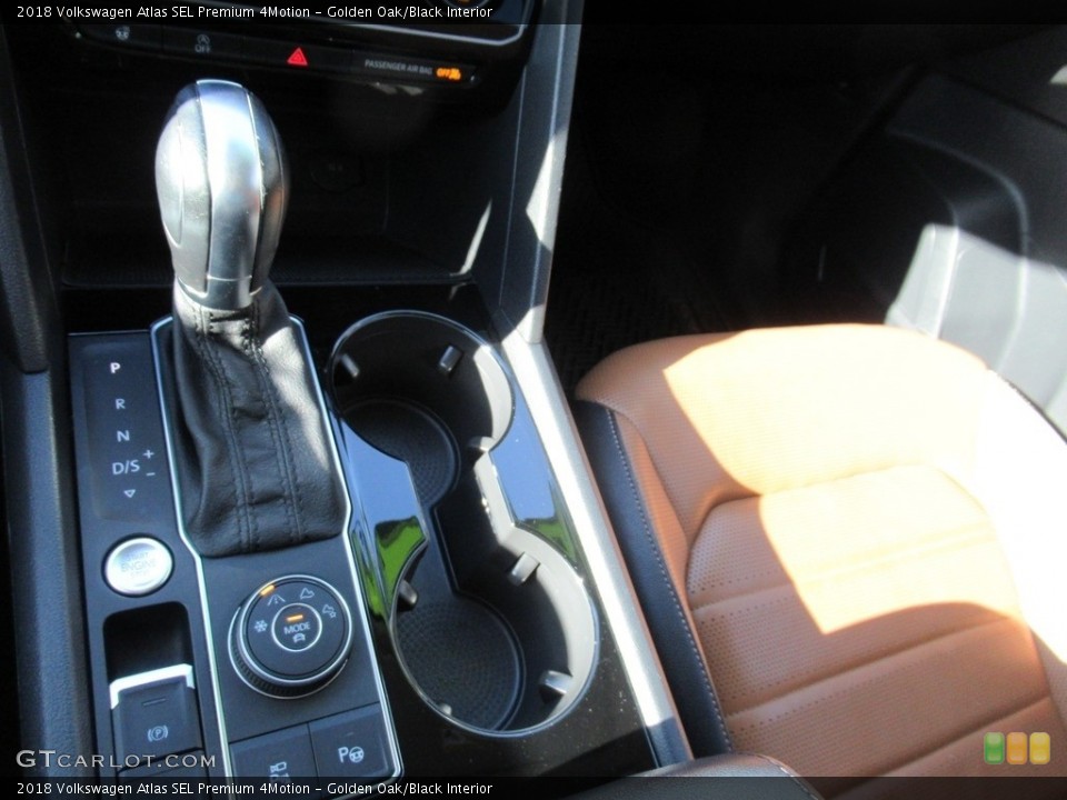 Golden Oak/Black Interior Transmission for the 2018 Volkswagen Atlas SEL Premium 4Motion #143474348