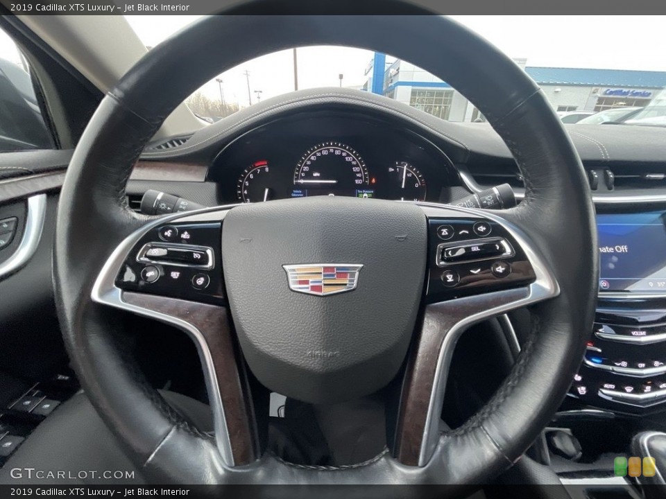 Jet Black Interior Steering Wheel for the 2019 Cadillac XTS Luxury #143476493