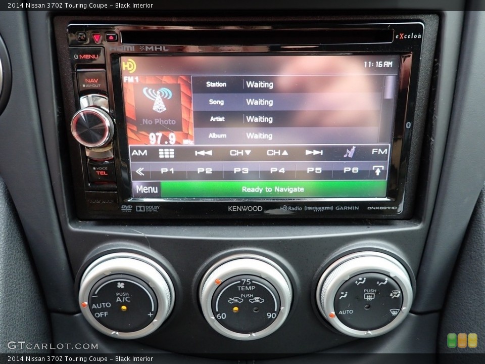 Black Interior Controls for the 2014 Nissan 370Z Touring Coupe #143476571