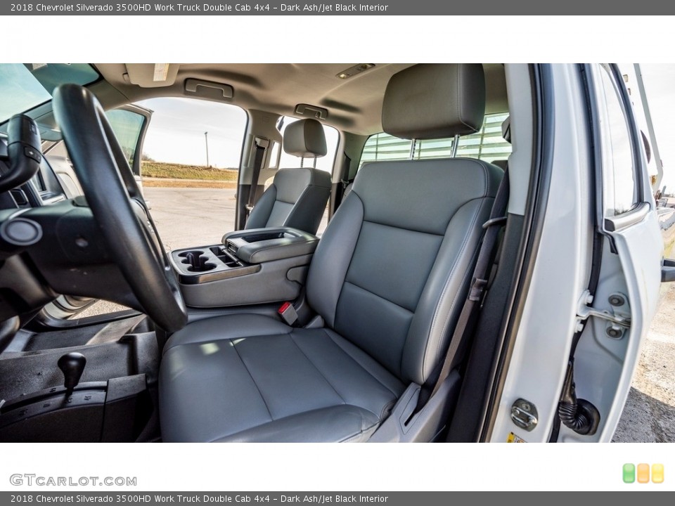 Dark Ash/Jet Black Interior Front Seat for the 2018 Chevrolet Silverado 3500HD Work Truck Double Cab 4x4 #143478182