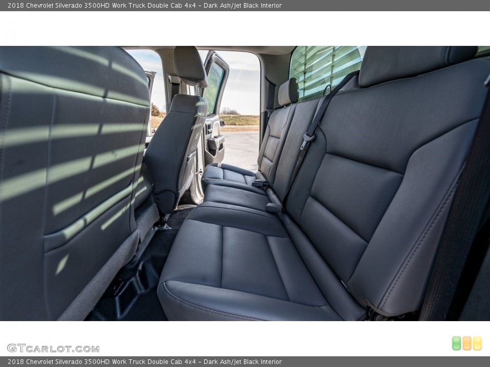 Dark Ash/Jet Black Interior Rear Seat for the 2018 Chevrolet Silverado 3500HD Work Truck Double Cab 4x4 #143478231