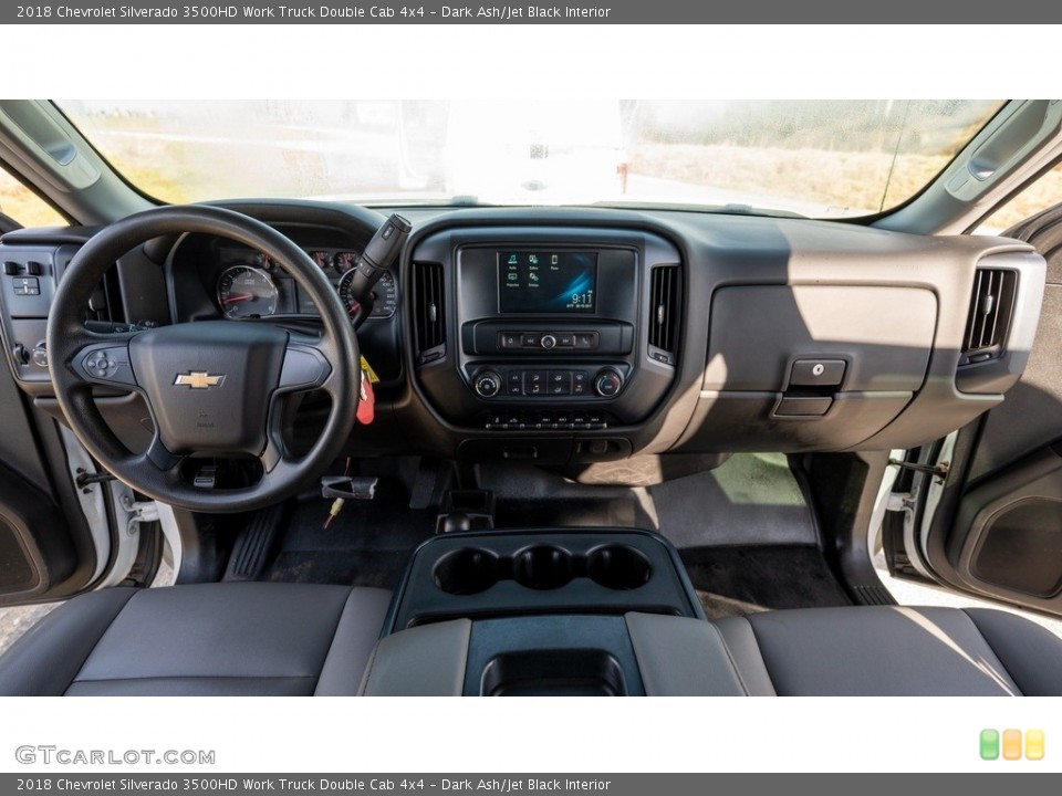 Dark Ash/Jet Black Interior Dashboard for the 2018 Chevrolet Silverado 3500HD Work Truck Double Cab 4x4 #143478323