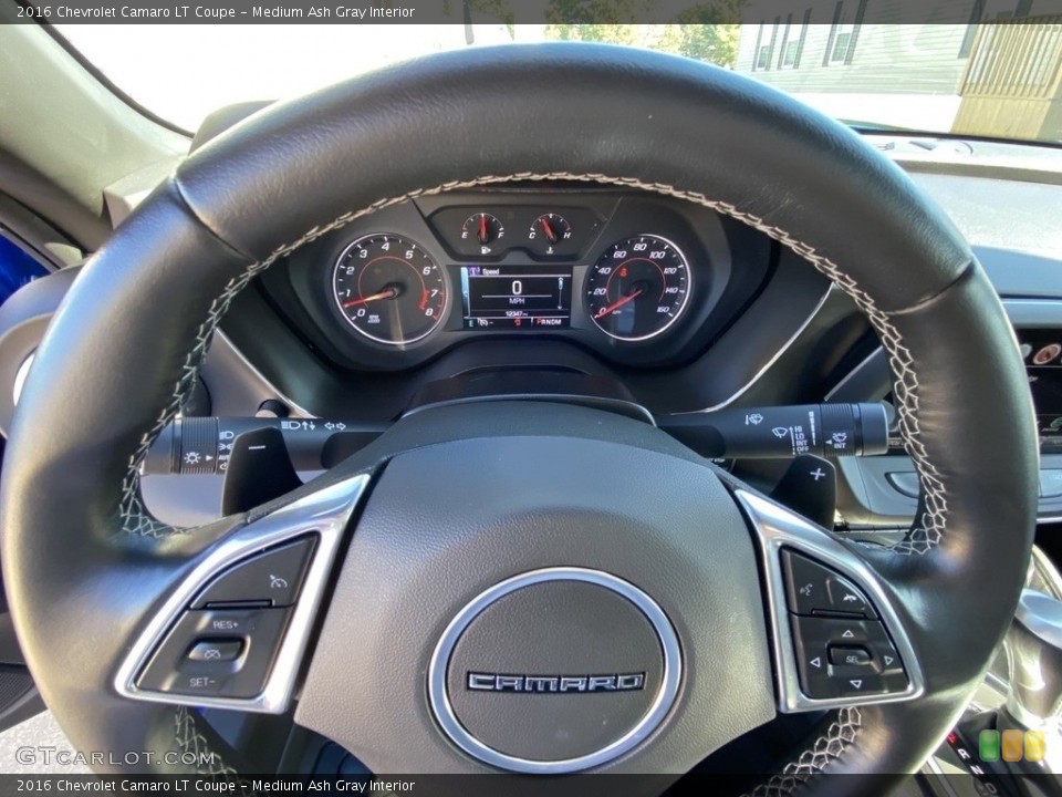 Medium Ash Gray Interior Steering Wheel for the 2016 Chevrolet Camaro LT Coupe #143478896
