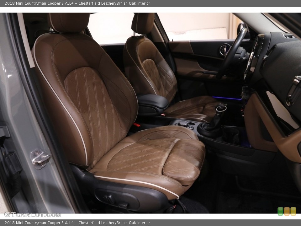 Chesterfield Leather/British Oak 2018 Mini Countryman Interiors