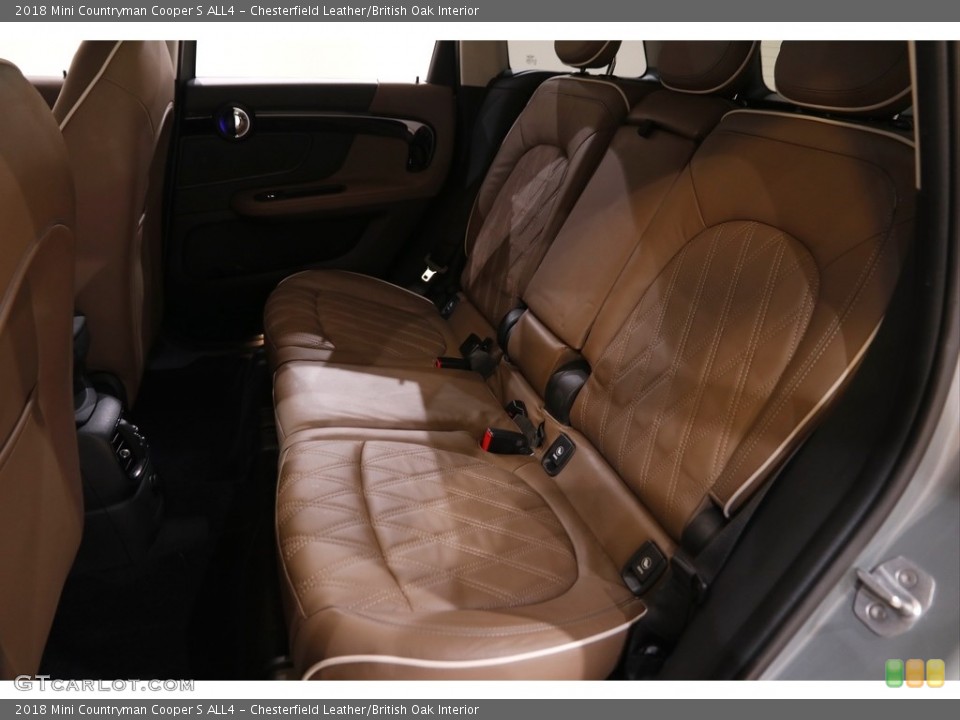 Chesterfield Leather/British Oak Interior Rear Seat for the 2018 Mini Countryman Cooper S ALL4 #143480622
