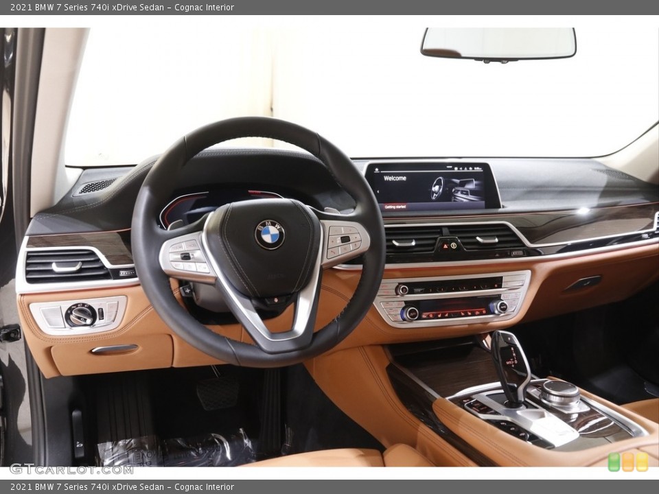 Cognac Interior Dashboard for the 2021 BMW 7 Series 740i xDrive Sedan #143480811