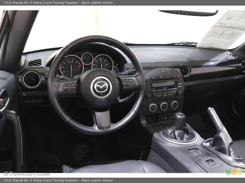 Black Leather Interior Photo for the 2015 Mazda MX-5 Miata Grand Touring Roadster #143481912