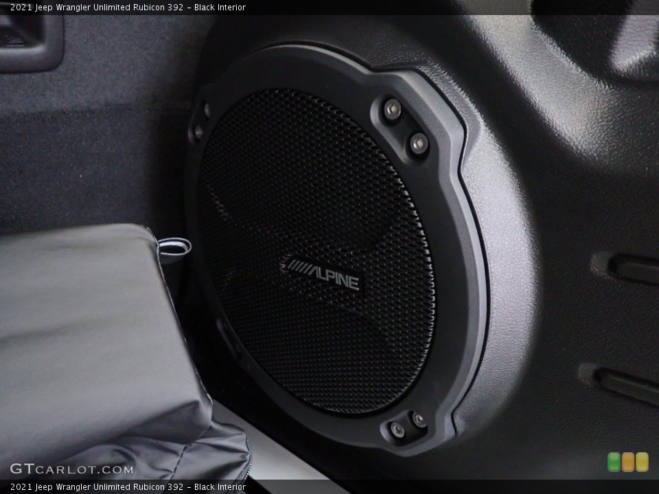 Black Interior Audio System for the 2021 Jeep Wrangler Unlimited Rubicon 392 #143486510