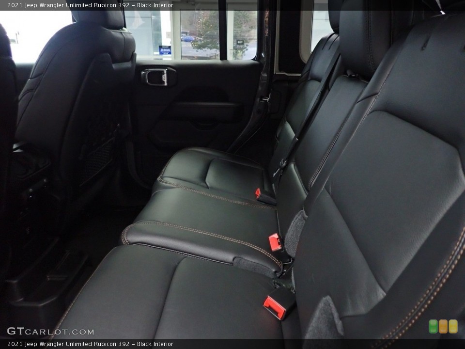 Black Interior Rear Seat for the 2021 Jeep Wrangler Unlimited Rubicon 392 #143486702
