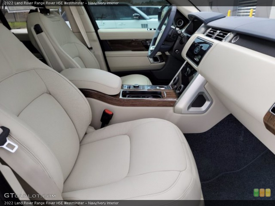 Navy/Ivory Interior Front Seat for the 2022 Land Rover Range Rover HSE Westminster #143486891