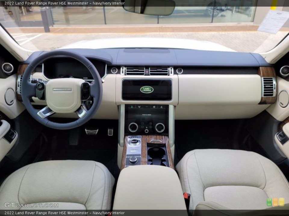 Navy/Ivory Interior Photo for the 2022 Land Rover Range Rover HSE Westminster #143486912