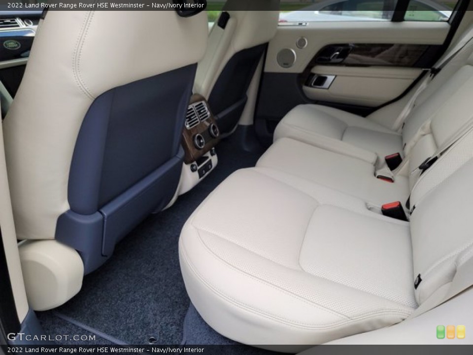 Navy/Ivory Interior Rear Seat for the 2022 Land Rover Range Rover HSE Westminster #143486933
