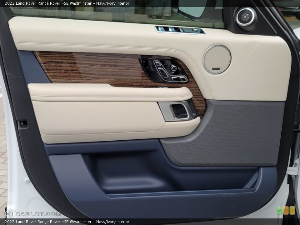 Navy/Ivory Interior Door Panel for the 2022 Land Rover Range Rover HSE Westminster #143487113